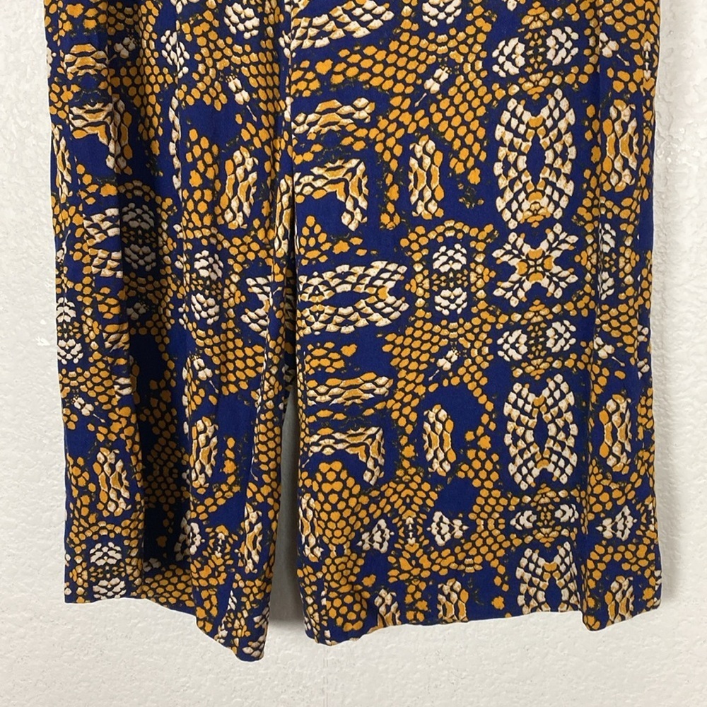 Anthropologie printed cropped wide leg pants - Picture 4 of 6